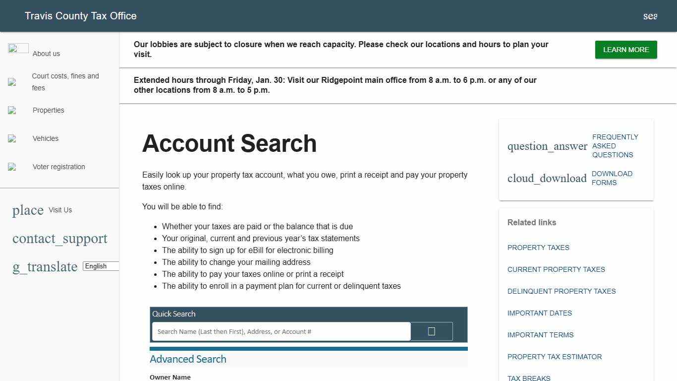 Account Search
